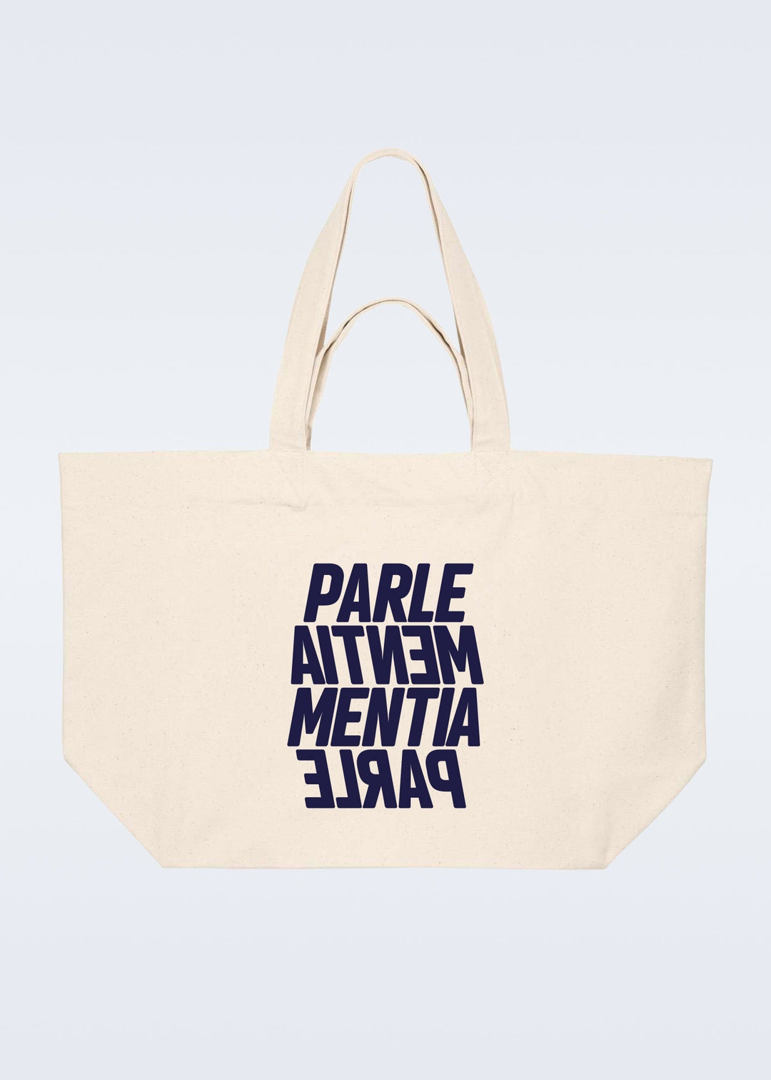 Shopping bag natural - navy Swell