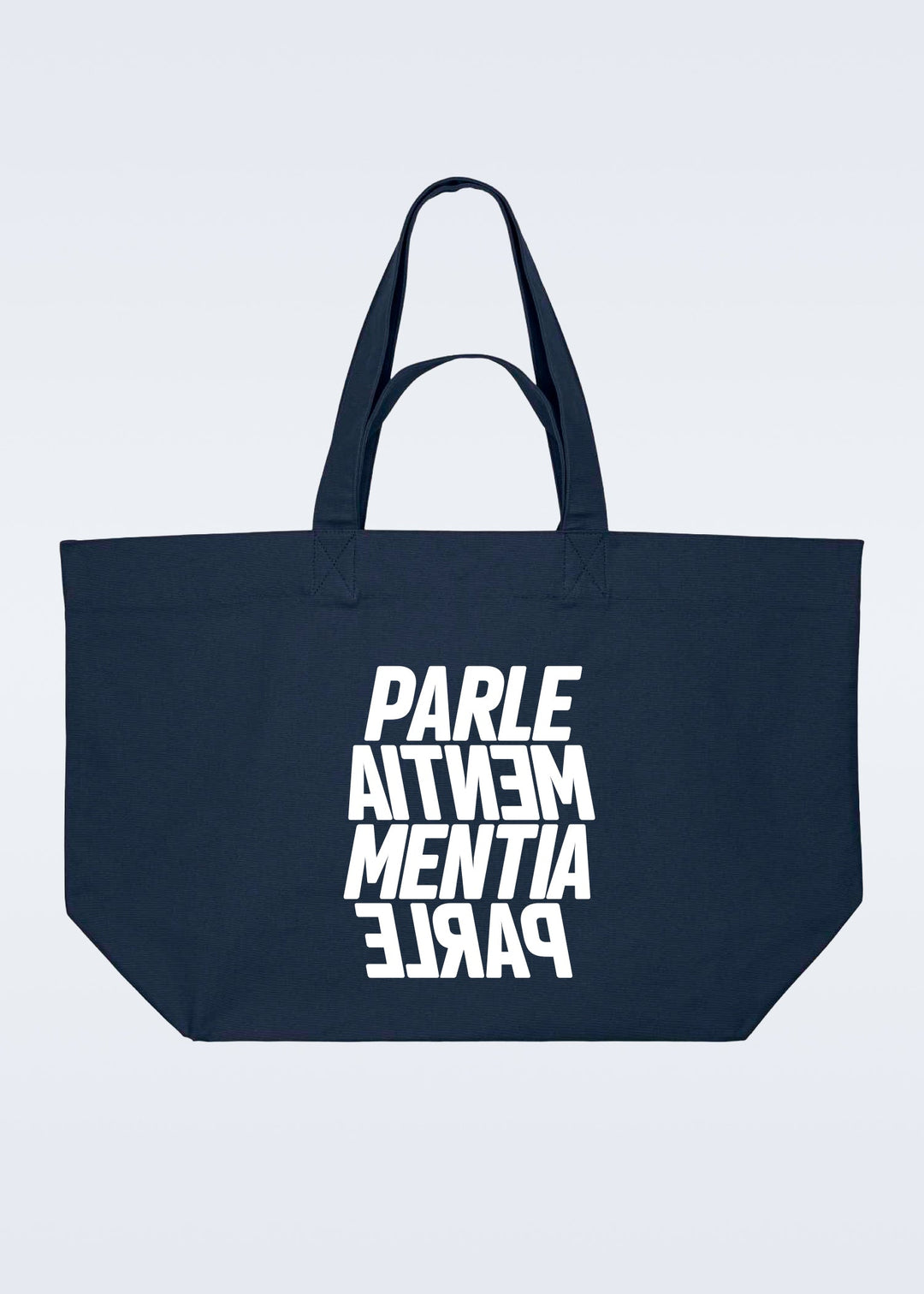 Shopping bag navy - white Swell