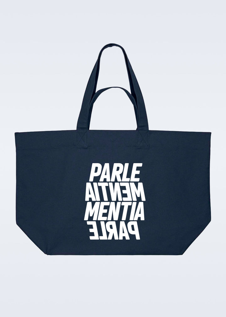 Shopping bag navy - white Swell