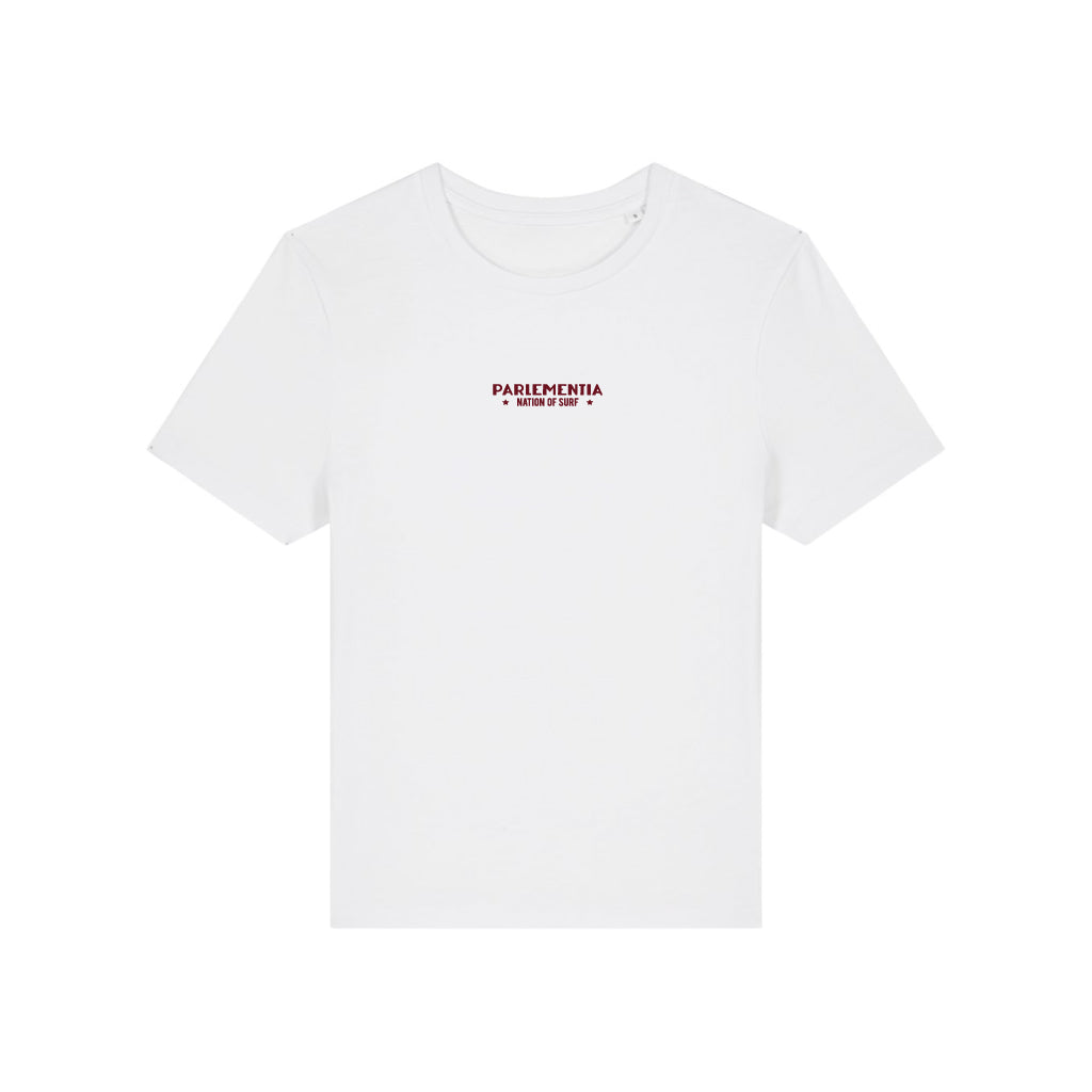T-shirt girl white ~ tri Waves