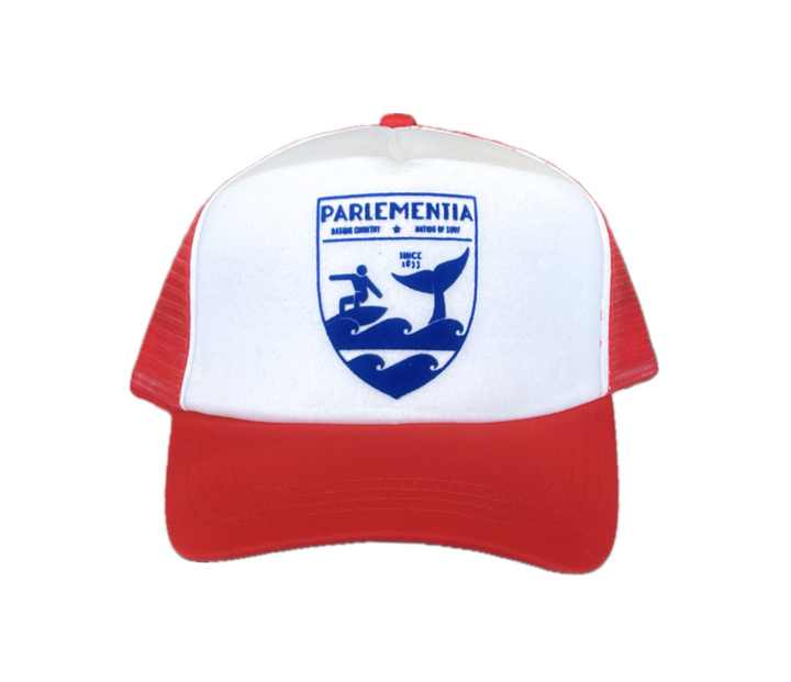 Trucker cap red/white - blue Whale